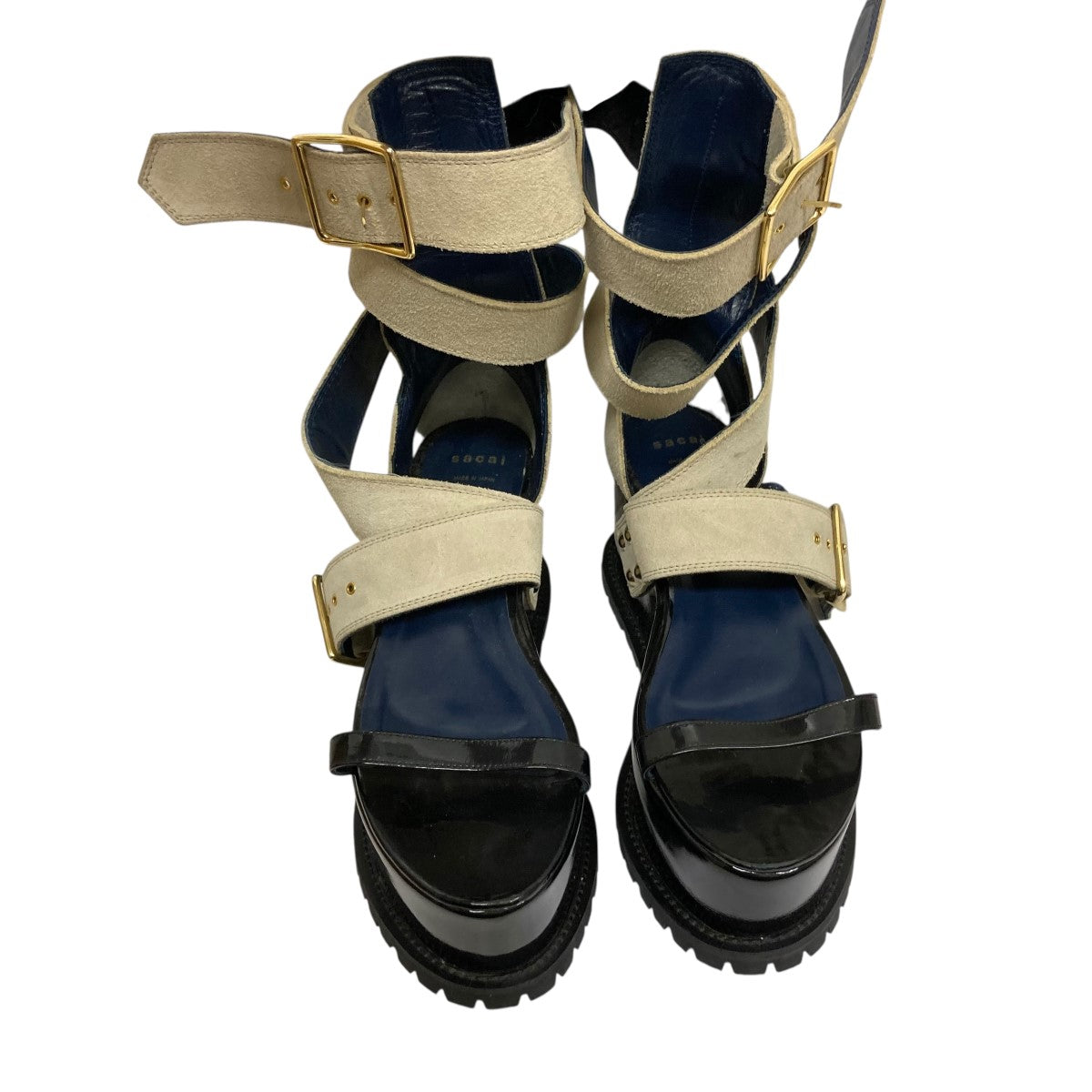 sacai アンクルベルトサンダル 古着・中古-2枚目のアイテム画像
