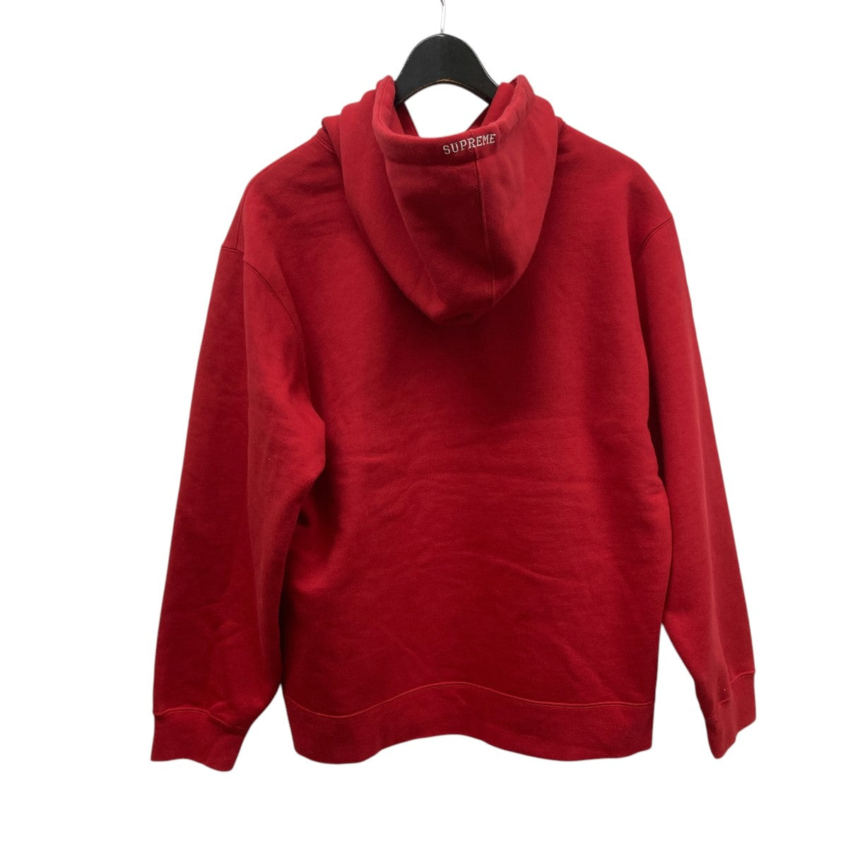Supreme×NIKE Leather Applique Hooded Sweatshirtフーデッド