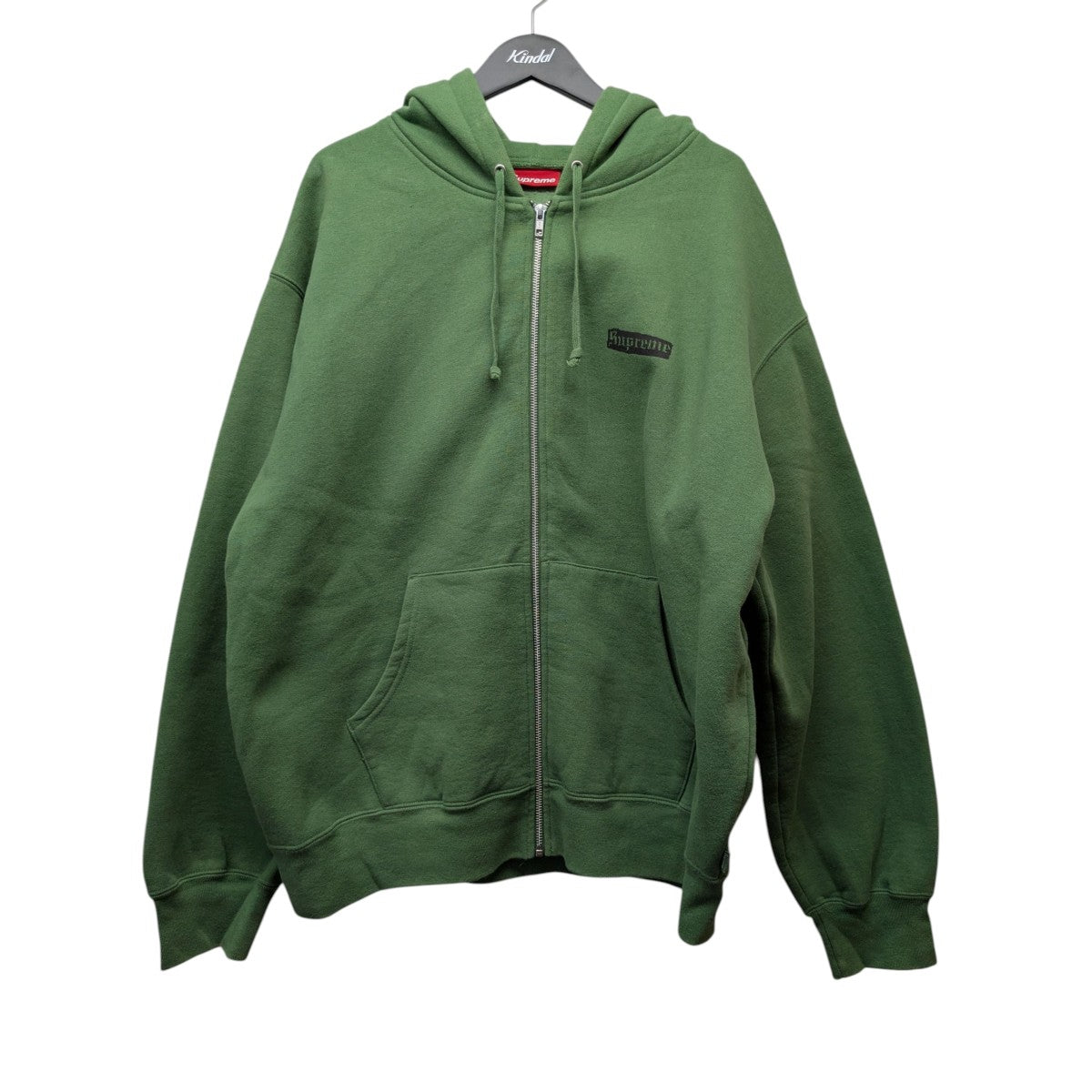 24SSSpread Zip Up Hooded Sweatshirt Dusty GreenZIP UPパーカー