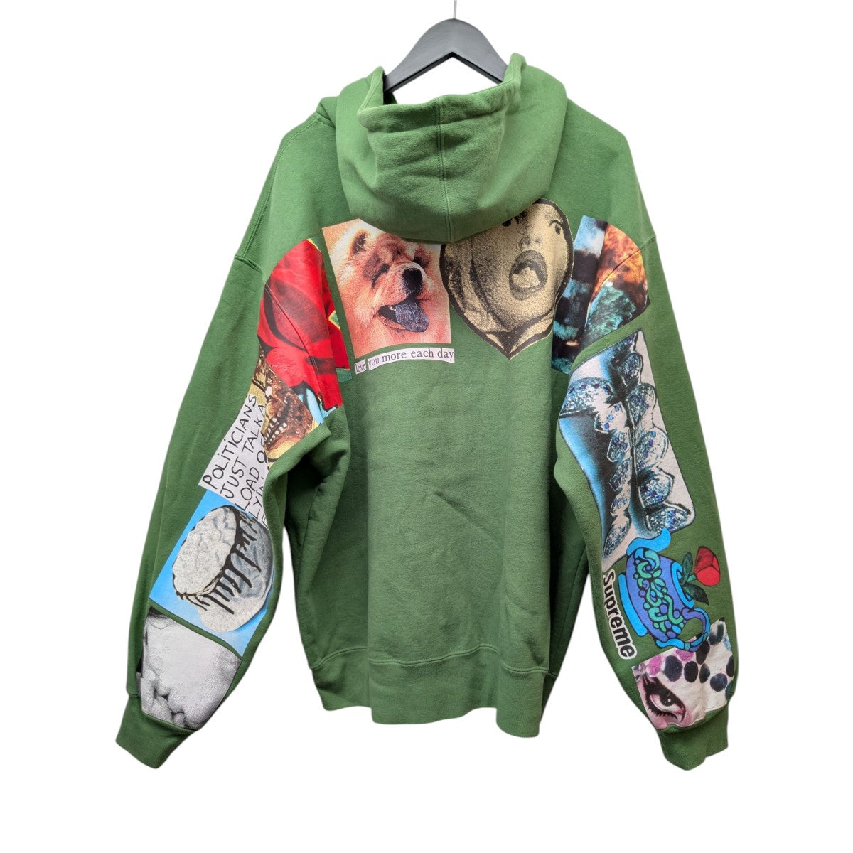 24SSSpread Zip Up Hooded Sweatshirt Dusty GreenZIP UPパーカー