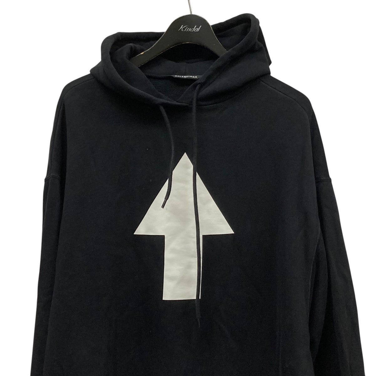 BALENCIAGA(バレンシアガ) Arrow Wi-fi Logo Hoodieプリントパーカー