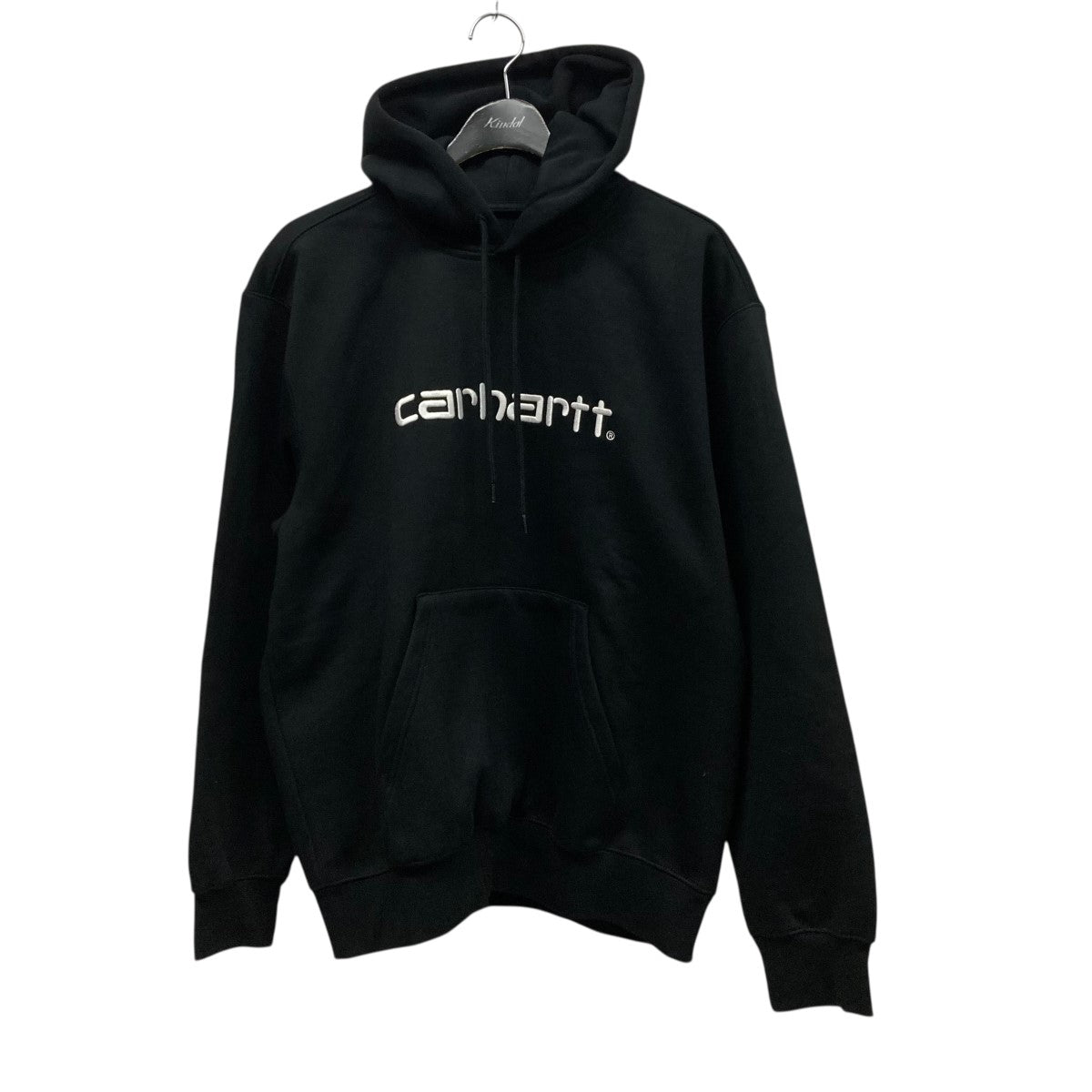 CarHartt(カーハート) ロゴ刺しゅうパーカー ブラック サイズ L