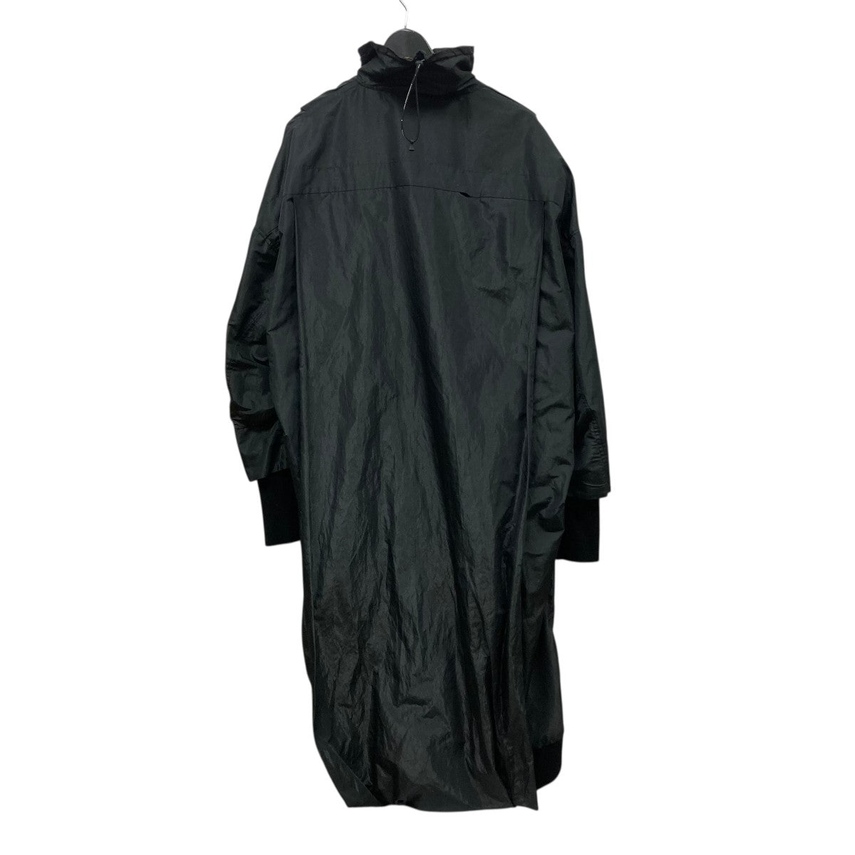 NILoS(ニルズ) BRIGHT POLYESTER TAFFETA OVERTICK HIGH NECK COAT