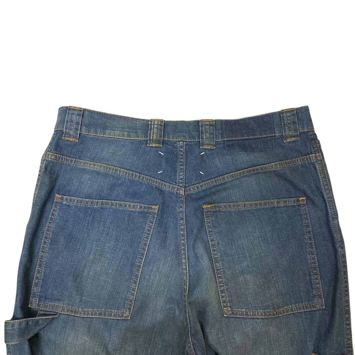 MOWALOLA デニムパンツ 完全未使用 出品1月12まで SS-3L/美脚シルエット】いつでも頼れる デニムテーパードパンツ