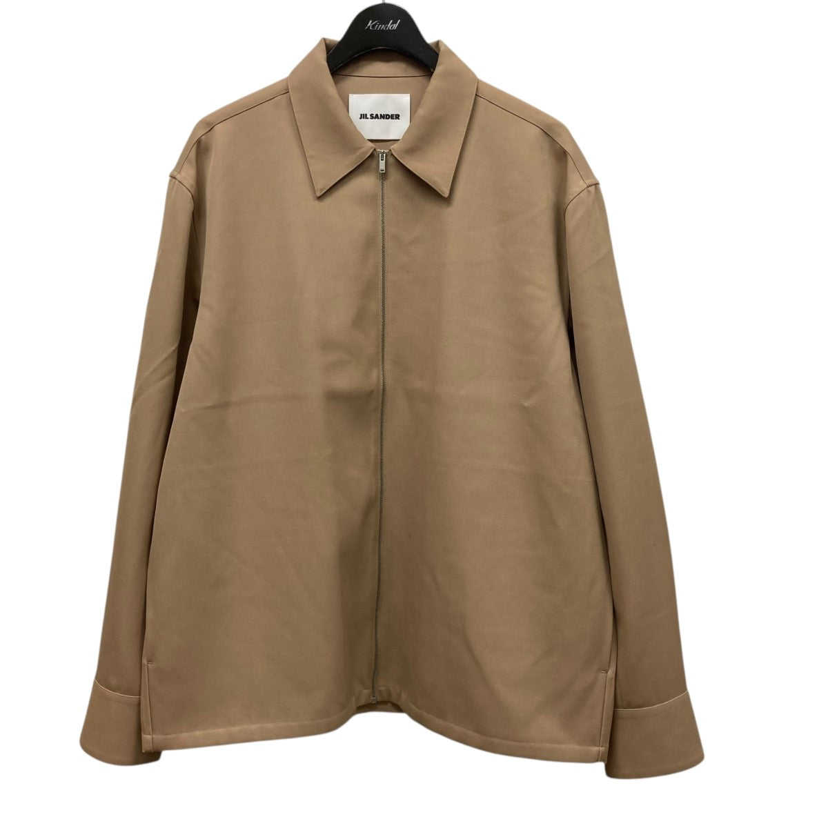 JIL SANDER(ジルサンダー) コットンポプリン ジップ シャツ