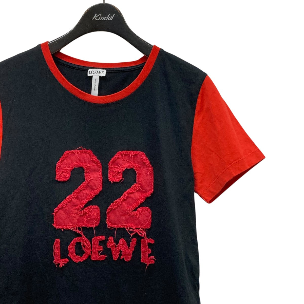 お値下げ‼️ロエベ.ロゴＴシャツ LOEWE(ロエベ) リンガーTシャツS6289324CR S6289324CR ブラック