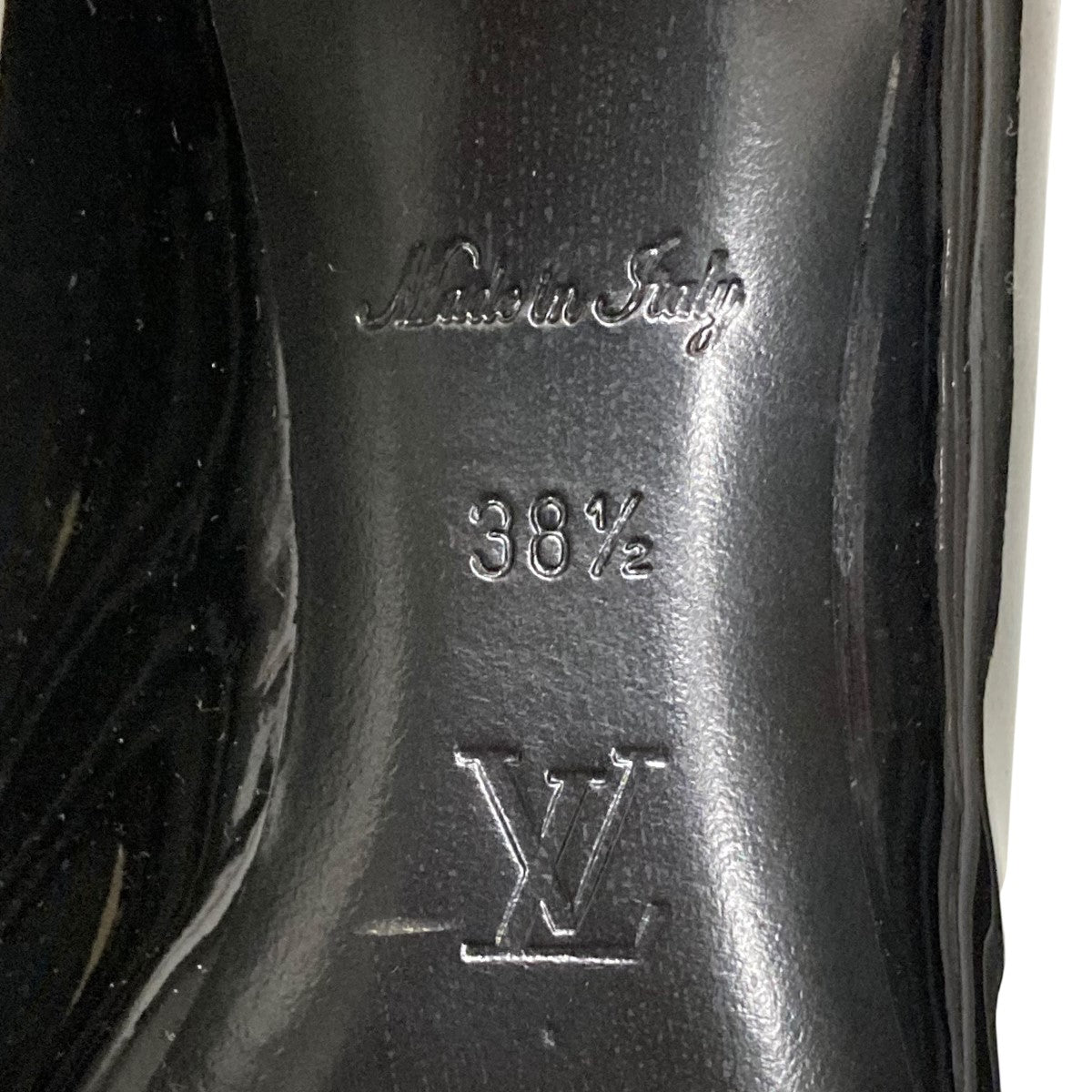 LOUIS VUITTON(ルイヴィトン) エナメルパンプスMAO117 MAO117 ブラック