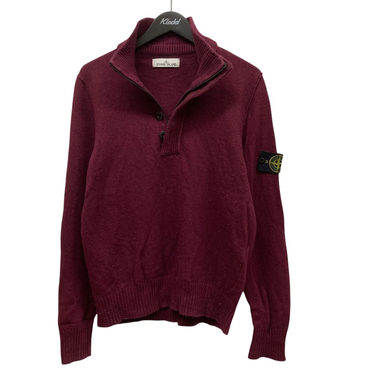 STONE ISLAND(ストーンアイランド) ハーフジップボタンニット6715508A3