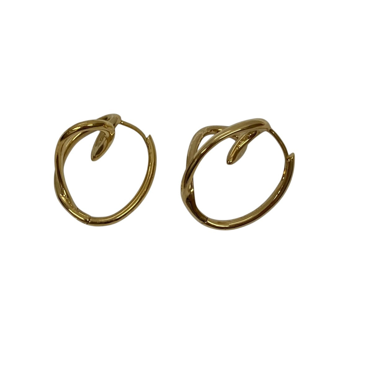 Organically Shaped Heart Hoop Earringsハートフープピアス