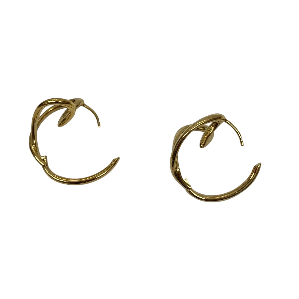Organically Shaped Heart Hoop Earringsハートフープピアス