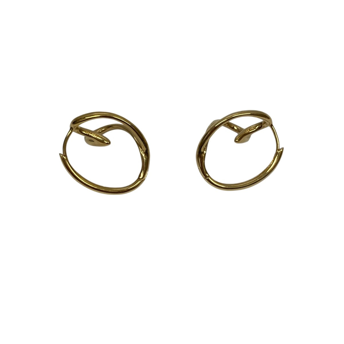 Organically Shaped Heart Hoop Earringsハートフープピアス