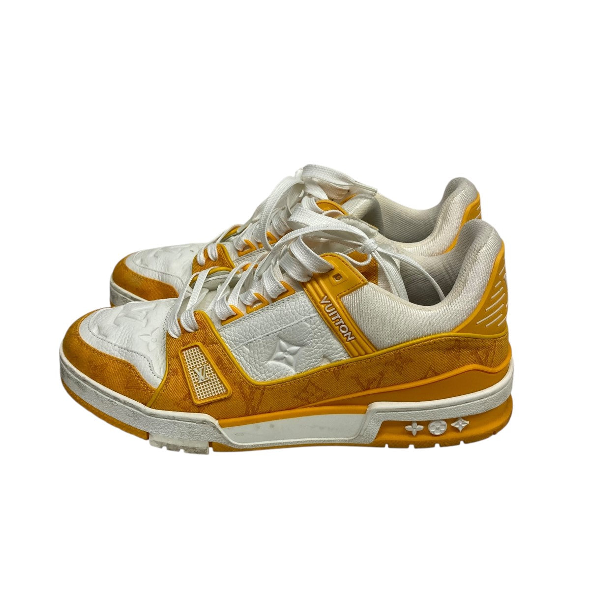 K　ルイヴィトン　キッズ　　モノグラム　ゴールド　スニーカー　シューズ LOUIS VUITTON(ルイヴィトン) モノグラムスニーカーLI 1007 LI