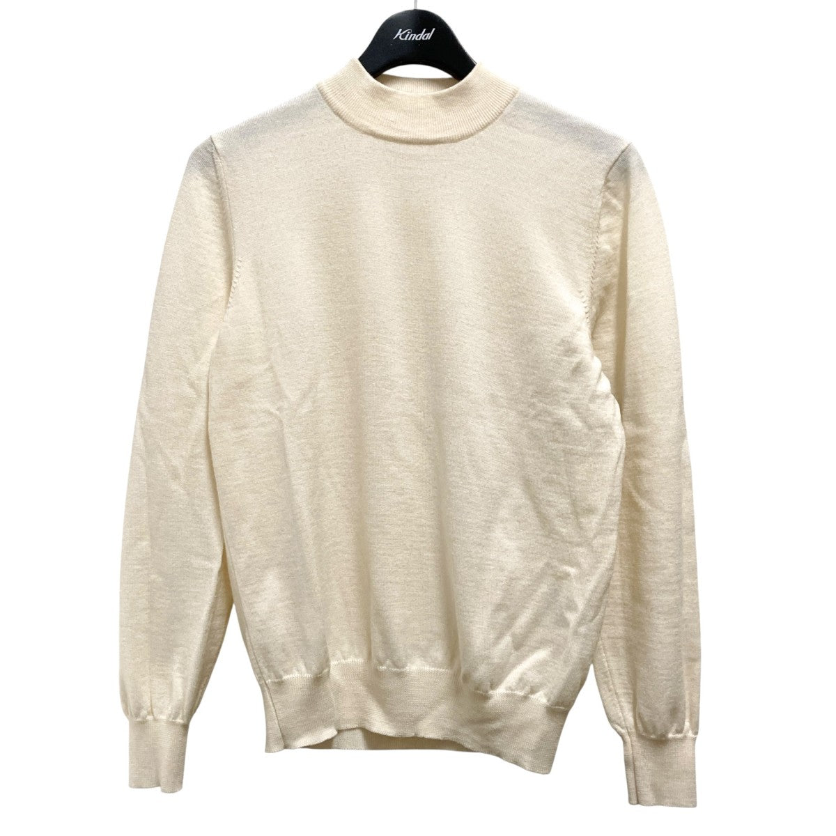 ほぼ未使用☆グランサッソ☆ヴァージンウール100%☆サイズ48☆グレー☆ WOOL WRINKLE ROUND NECK LONG SLEEVE T-SHIRT(S Grey): Vintage