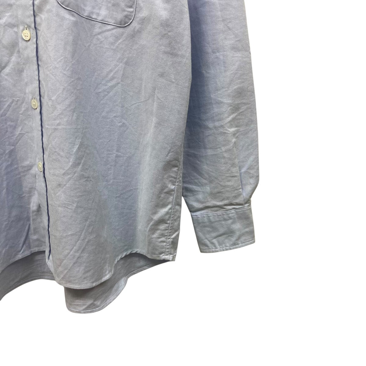 everyone(エブリワン) 23SSbd oxford shirt STRIPEボタンダウンシャツ