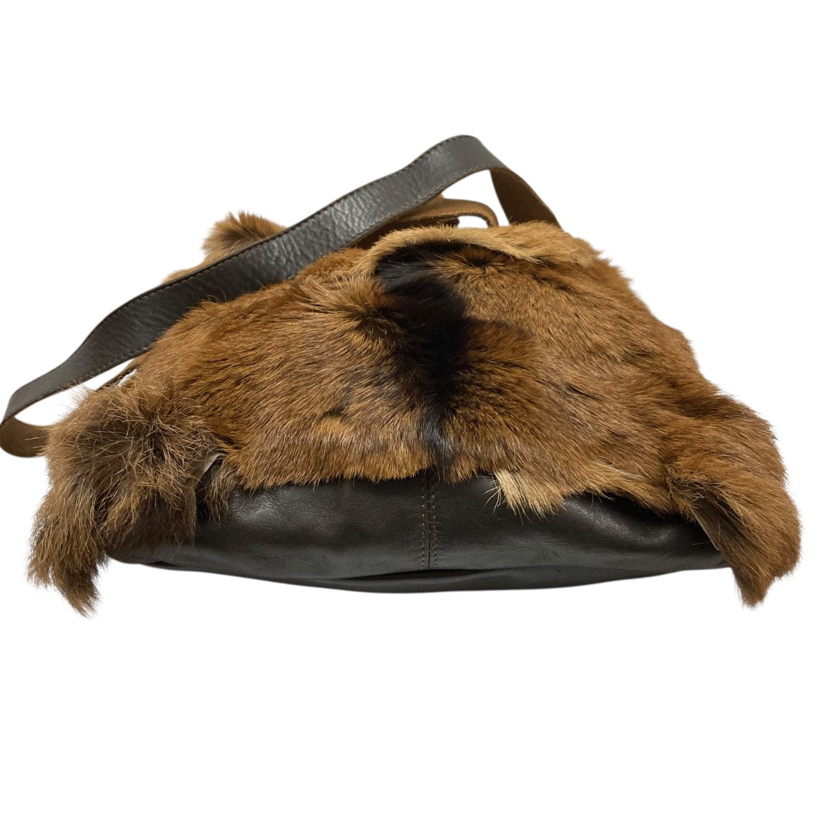 Maison Margiela ファーレザーショルダーバッグ 古着・中古-5枚目のアイテム画像