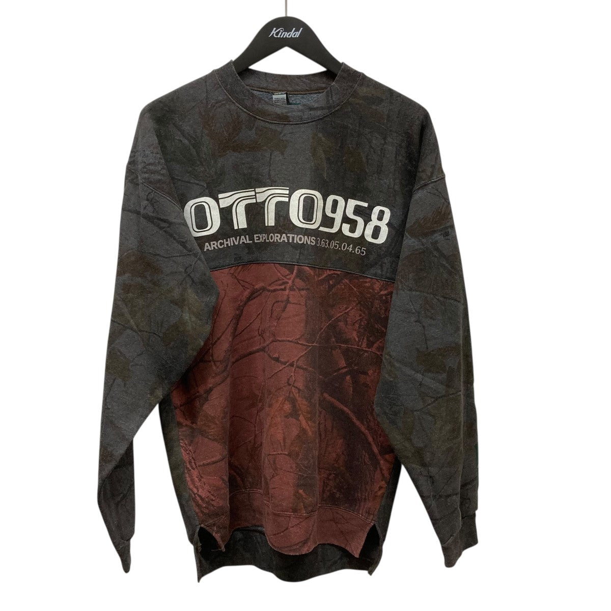 Kiko Kostadinov×OTTO958 ロゴプリントスウェット グレー サイズ L