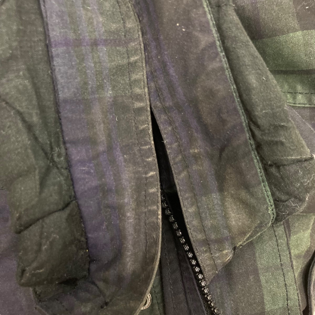 maharishi(マハリシ) ジップアップチェックジャケット114-02 maharishi(マハリシ) ジップアップチェックジャケット114-02