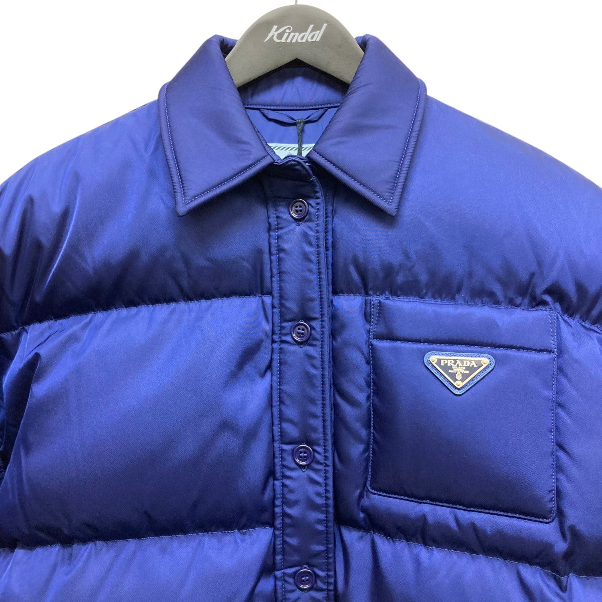 PRADA(プラダ) 三角プレートダウンジャケット29X042 29X042 ネイビー