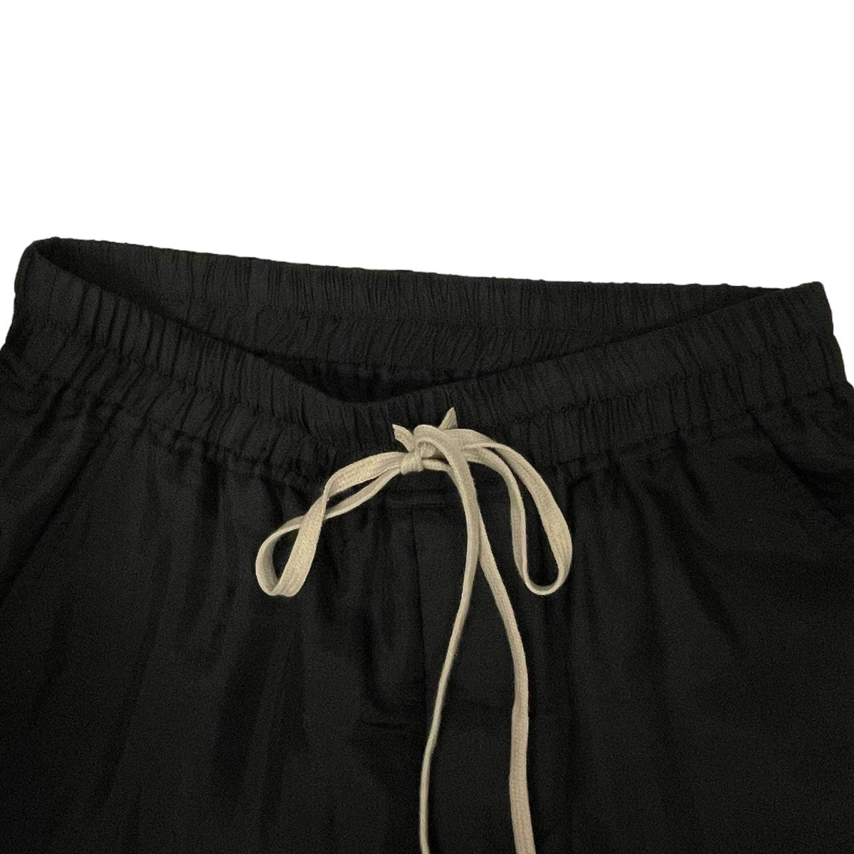 RICK OWENS 25SSDRAWSTRING LONG -J-ソローストリングサテンパンツRU01E5380-J 古着・中古-3枚目のアイテム画像