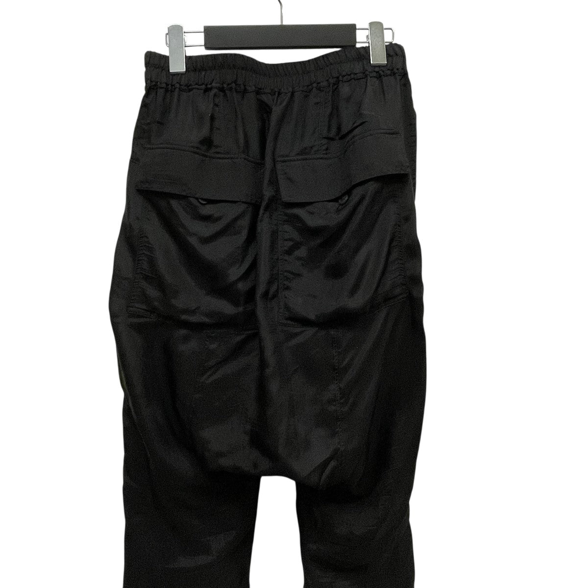 RICK OWENS 25SSDRAWSTRING LONG -J-ソローストリングサテンパンツRU01E5380-J 古着・中古-5枚目のアイテム画像