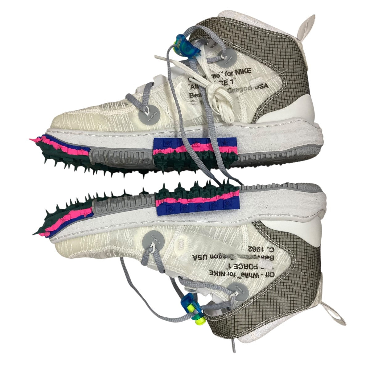 OFFWHITE×NIKE NIKE AIR FORCE 1 MID SPハイカットスニーカーDO6290