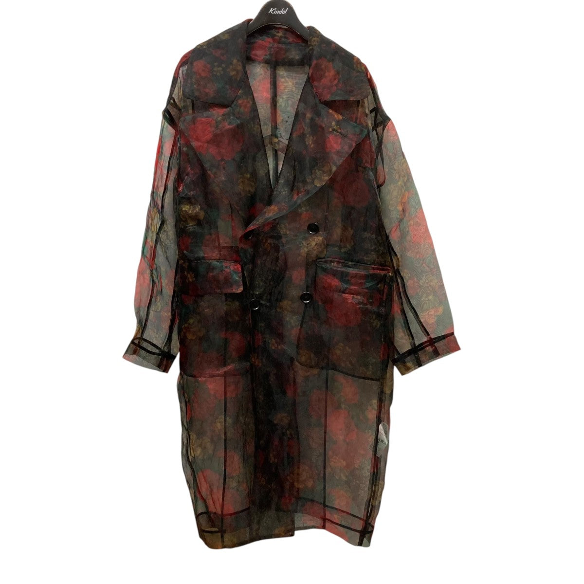 総柄シースルートレンチコートTA91-FA110