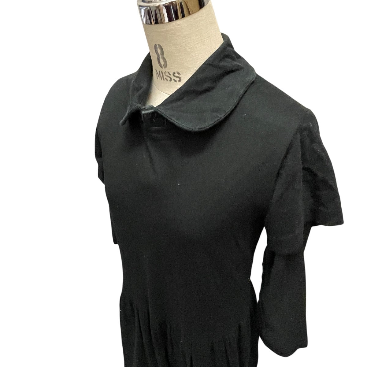 ブラックコムデギャルソン　レイヤードデザイン ブラックワンピース COMME des GARCONS(コムデギャルソン) レイヤードワンピースGG