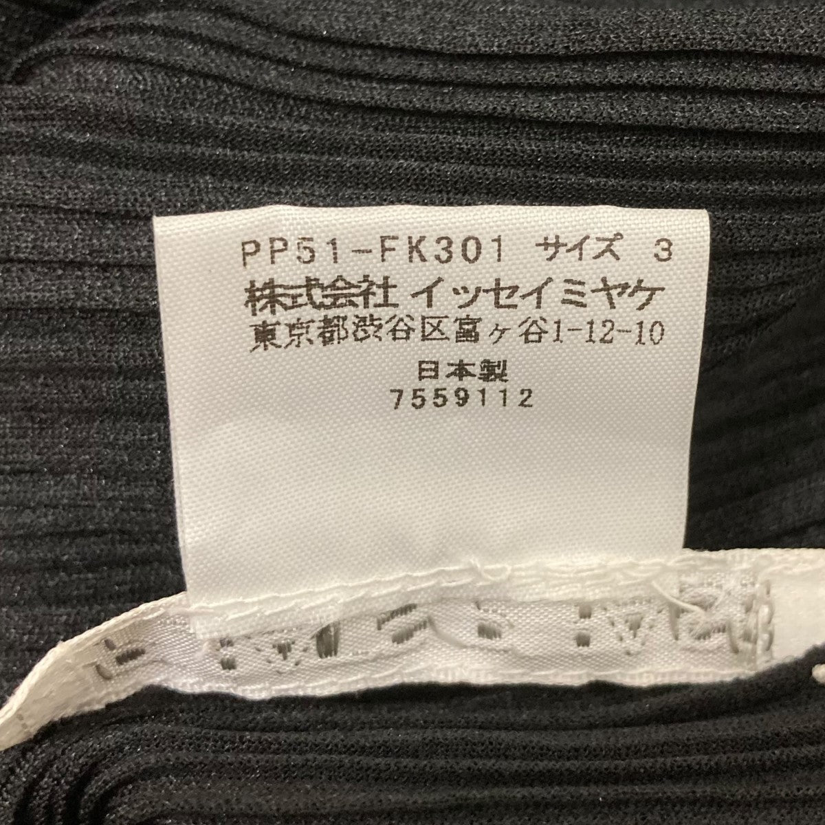 PLEATS PLEASE(プリーツプリーズ) プリーツ長袖カットソーPP51