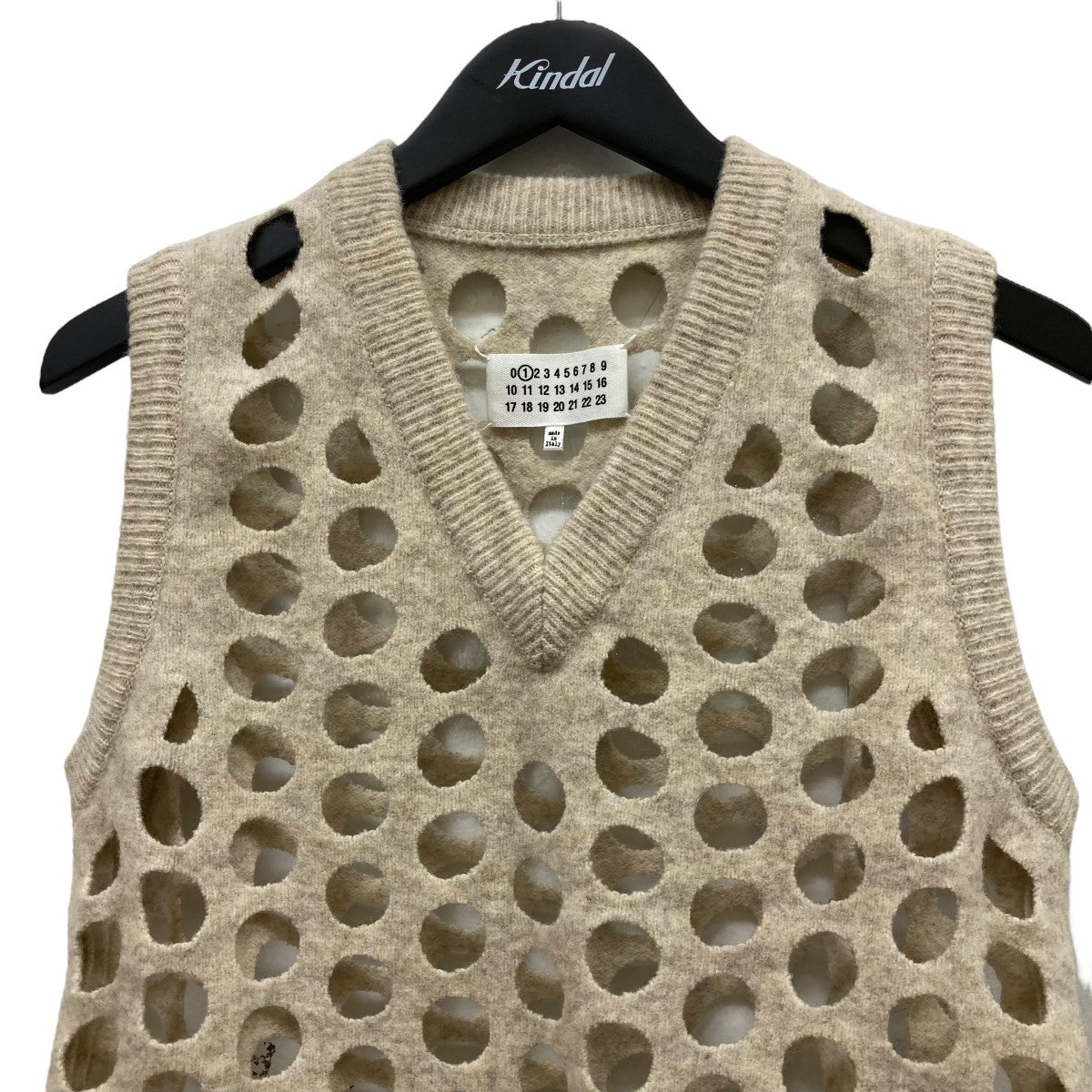 Maison Margiela(メゾンマルジェラ) 20AWパンチングニットベスト