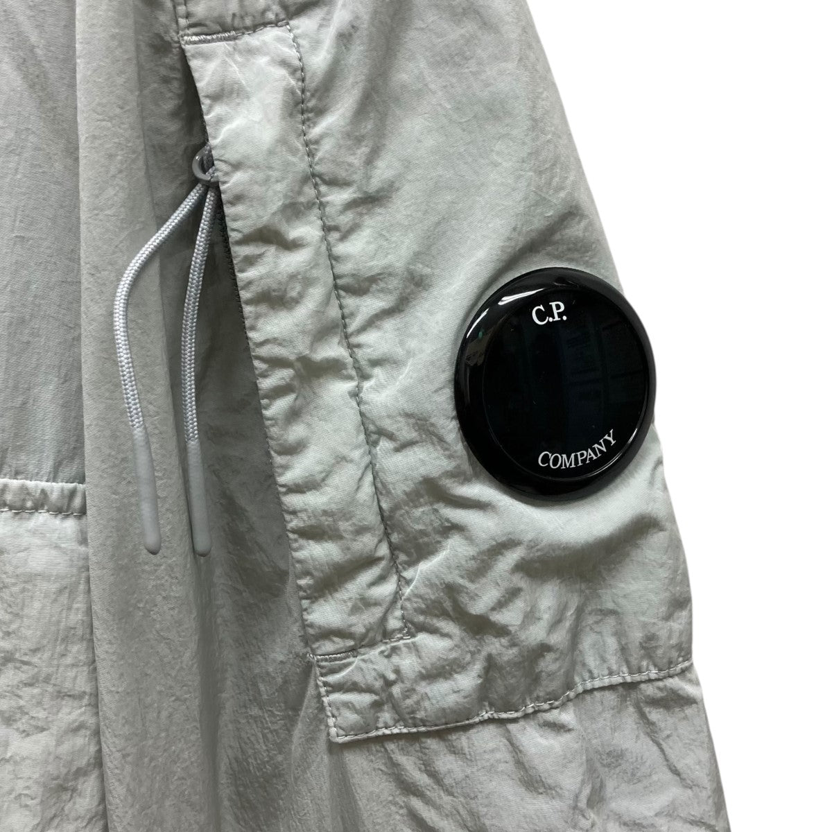 CP COMPANY ブラウン オイルコットン ジャケット C．P COMPANY(シーピーカンパニー) CHROME-R FULL BUTTON JACKET