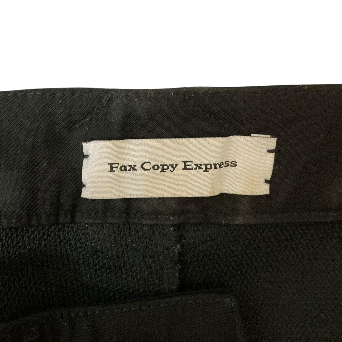 Fax Copy Express 21AW フレアパンツ Fax Copy Express(ファックス コピー エクスプレス) フレア
