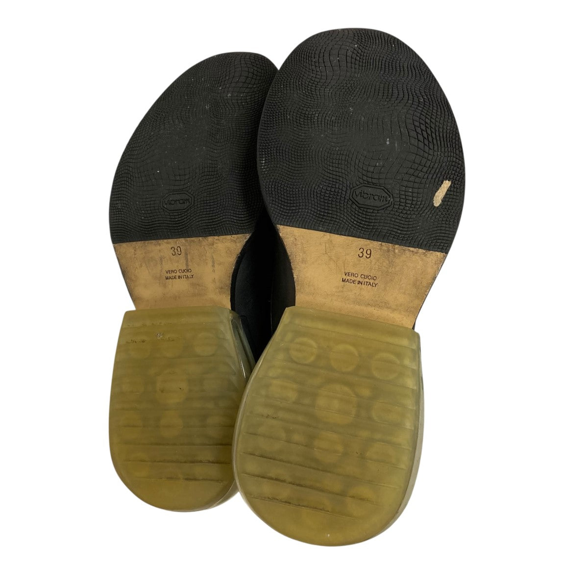 Maison Margiela 20SS  エアバッグローファー グレー Maison Margiela メゾン マルジェラ 足袋 タビ ローファー 本革