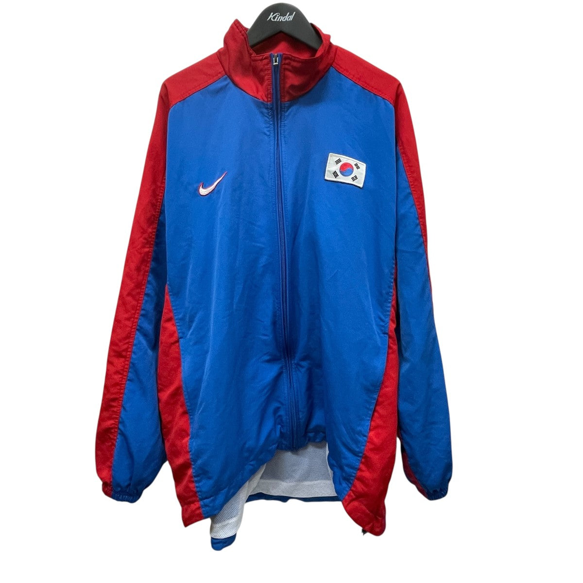 NIKE(ナイキ) バックロゴナイロンジャケット ブルー サイズ XXL