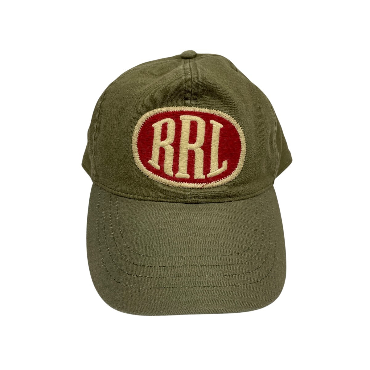 【希少】ＲＲＬダブルアールエル 　　　ワークキャップ　カーキ　オリーブ ダブルアールエル 衣服 ダイ ボールキャップ rrl カーキ