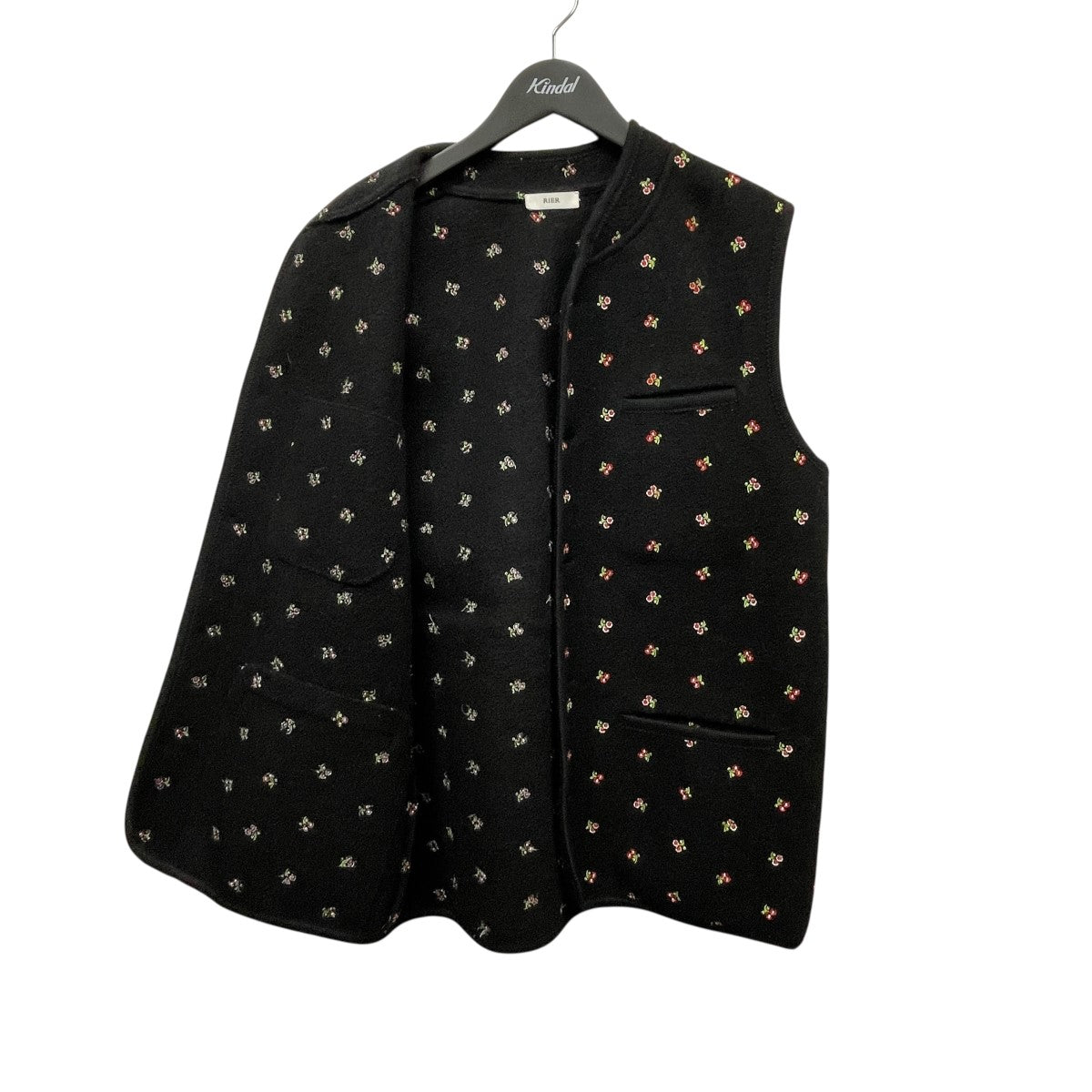 RIER(リア) トゥモローランド別注WALKER GILET FELTED FLOWERS