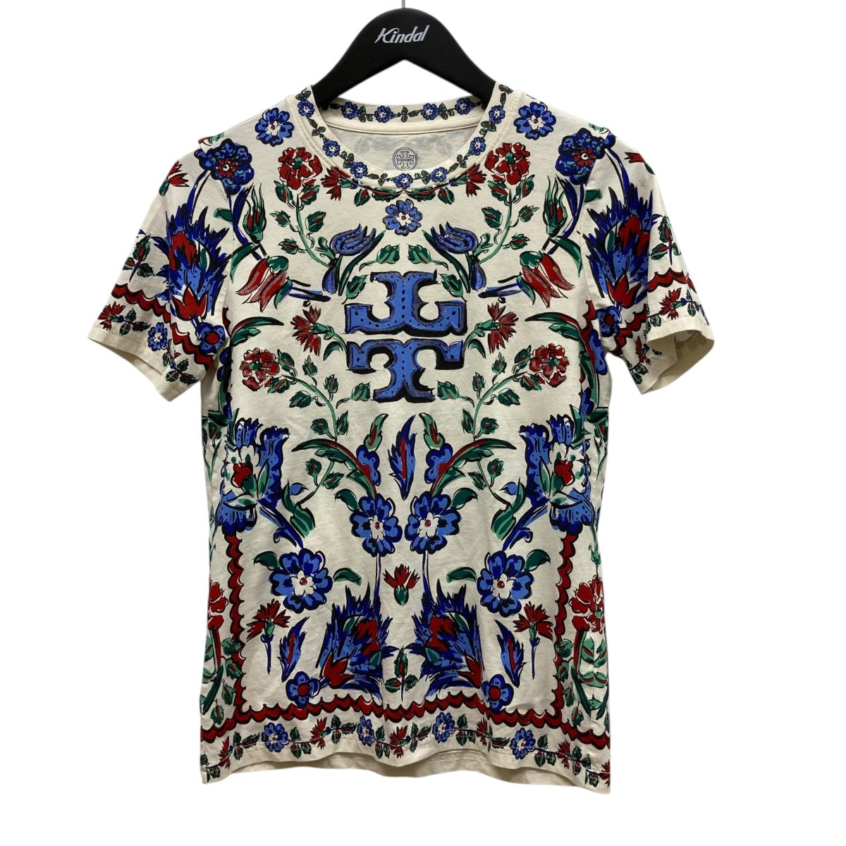 TORY BURCH(トリーバーチ) ロゴプリント総柄Tシャツ76130 76130