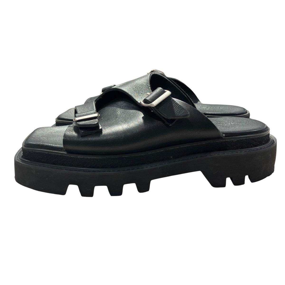 MAISON SPECIAL メゾンスペシャル　ダブルモンクサンダル 27.5 MAISON SPECIAL×specialshoesfactory ダブルモンクストラップ