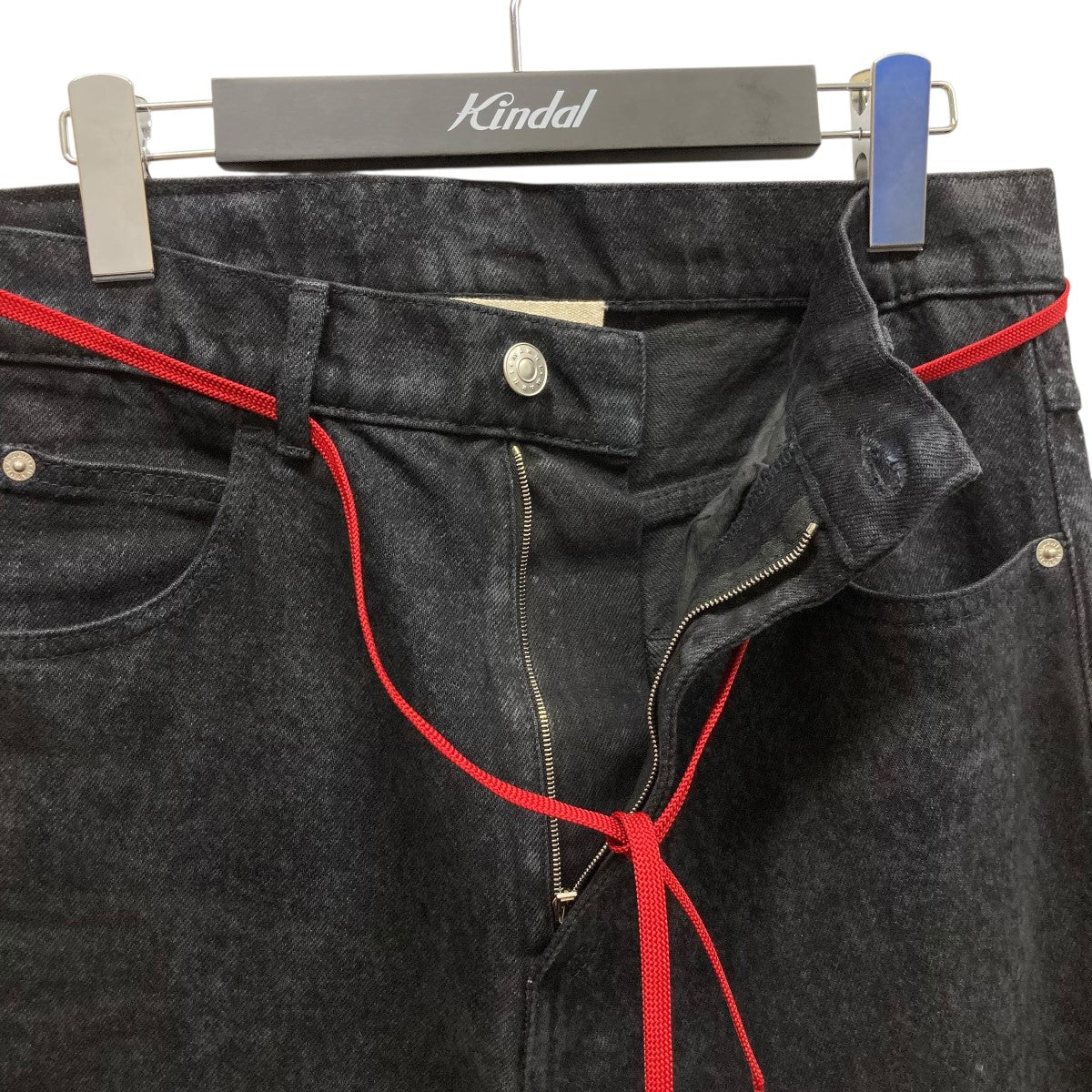 MARNI(マルニ) 23AWMARBLE DYED COTTON DENIM BLACKドローコード
