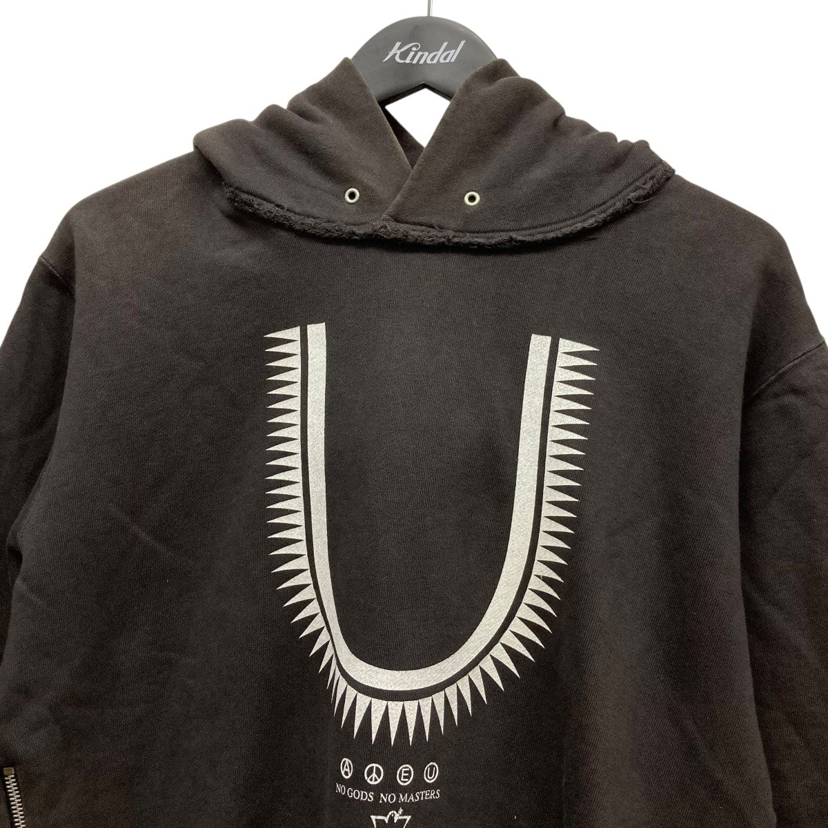 UNDERCOVER(アンダーカバー) 五分丈サイドジッププリントパーカー