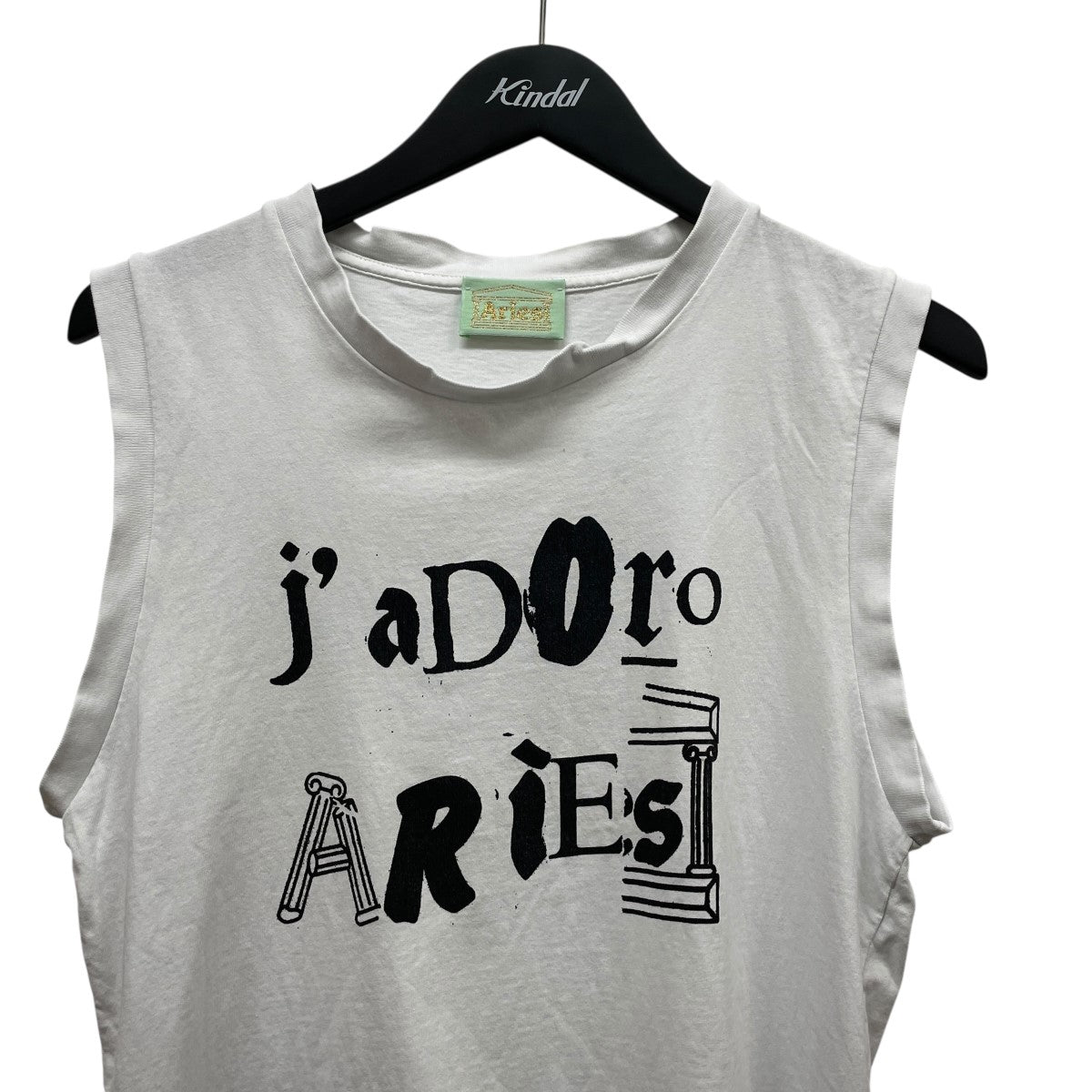J’adoro Aries Ransom Shrunken VestプリントタンクトップSUAR40800
