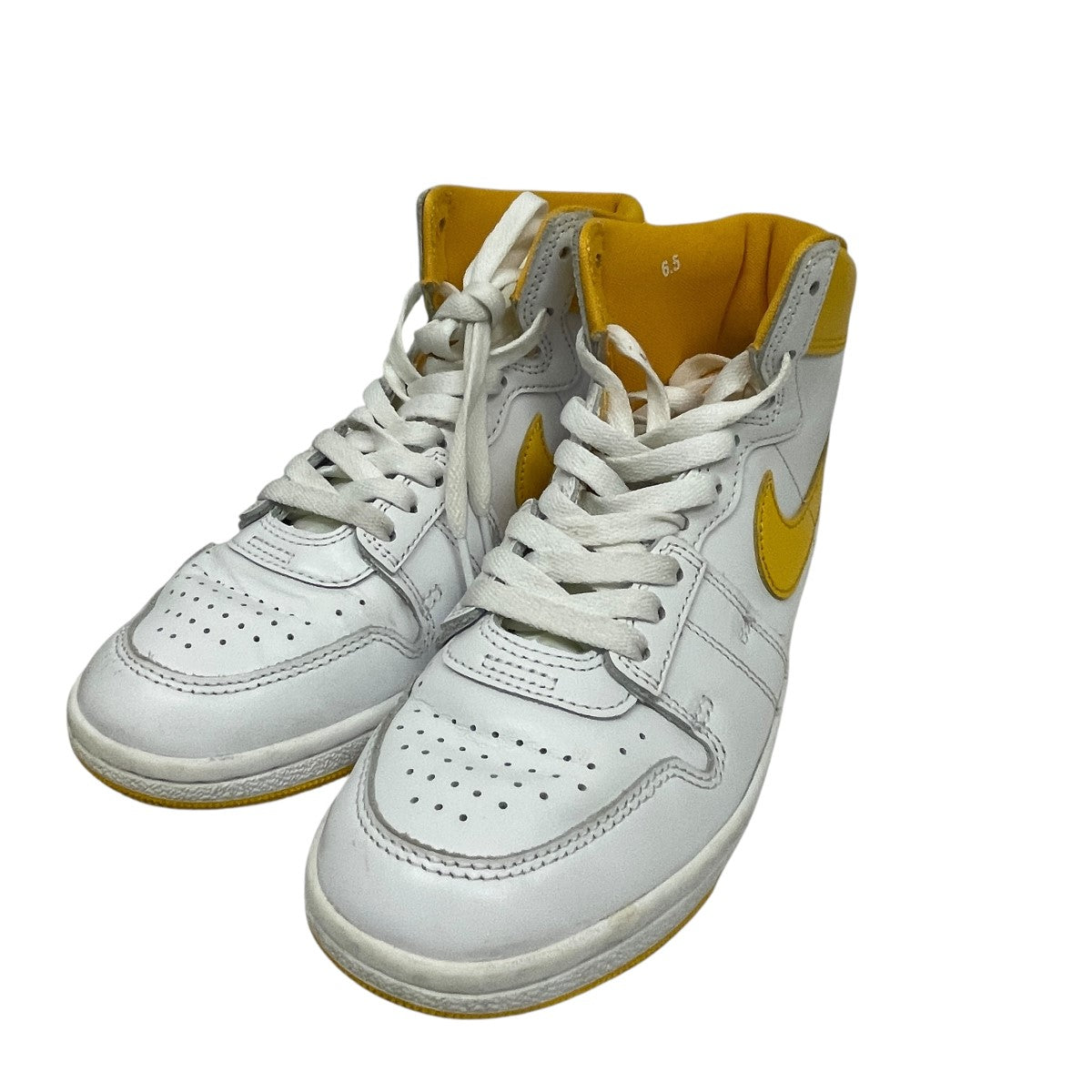Nike シルバー/イエロー ハイカットシューズ NIKE(ナイキ) Air Ship SP University Goldハイカットスニーカー