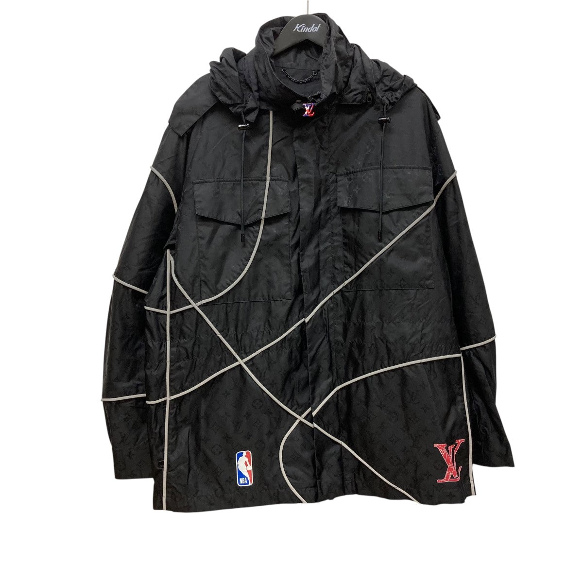 LOUIS VUITTON×NBA 21SSオールオーバーナイロンロゴパーカー