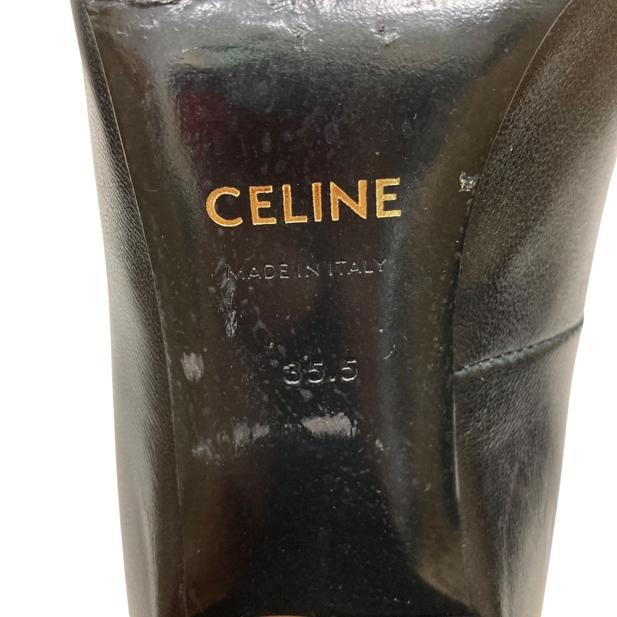 CELINE(セリーヌ) エディ期スタッズパンプス ブラック サイズ CELINE(セリーヌ) エディ期スタッズパンプス ブラック サイズ