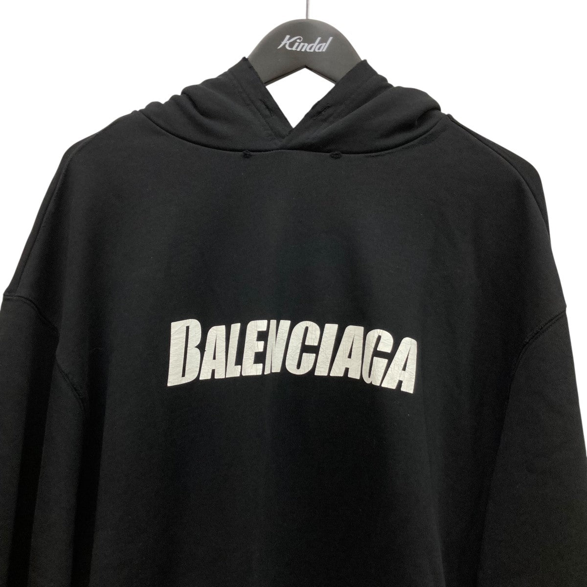 BALENCIAGA(バレンシアガ) 22AWDestroyed Logo-Print Hoodie