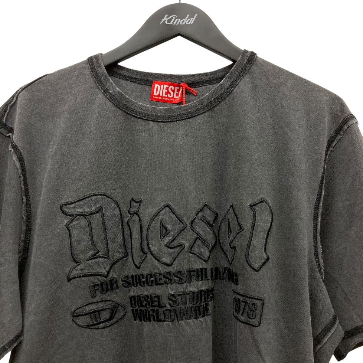 【DIESEL】トップス DIESEL(ディーゼル) ロゴプリント半袖TシャツA14016 A14016