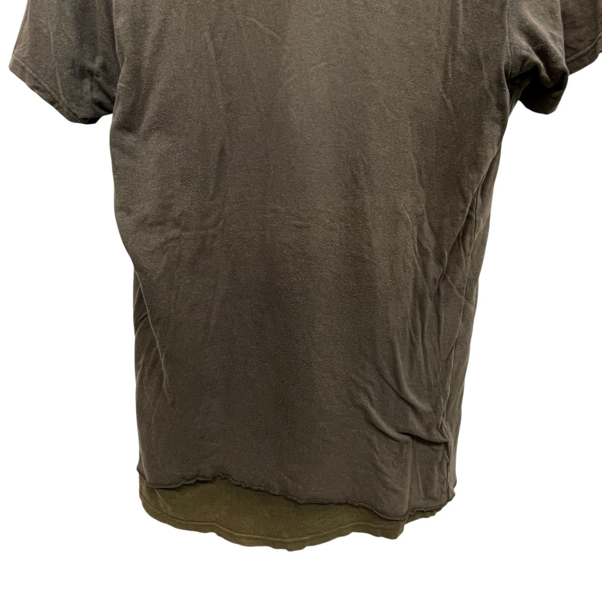 Y's ブラウン 半袖シャツ Y's(ワイズ) レイヤードTシャツ ブラウン サイズ 3|【公式