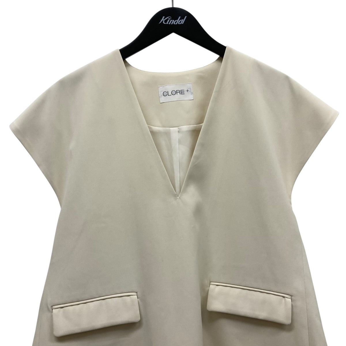 CLORE+ バックベルトベスト 古着・中古-3枚目のアイテム画像