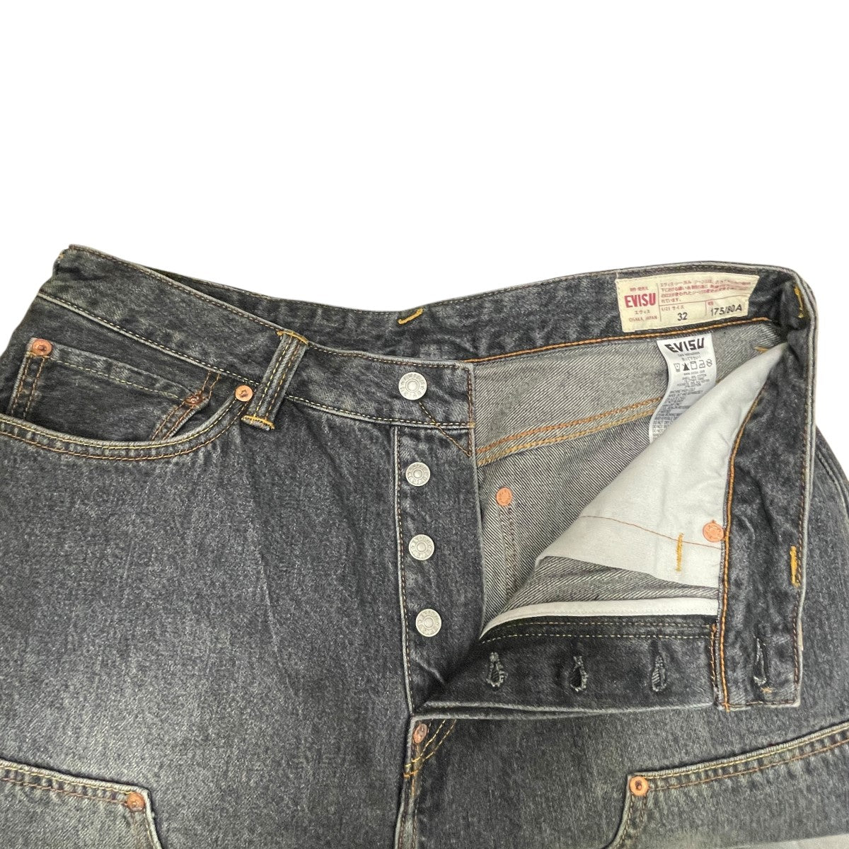EVISU FAIRWAY GENES ハーフパンツ エヴィス　ゴルフ　32 EVISU FAIRWAY GENES ハーフパンツ エヴィス ゴルフ 32 - メルカリ