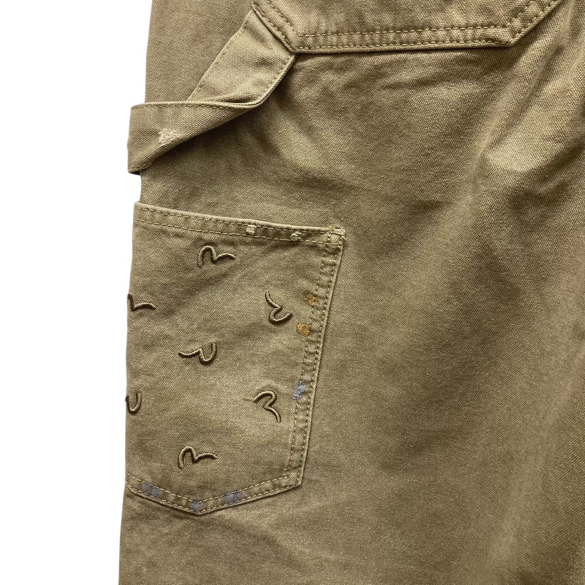 EVISU(エヴィス) ダブルニーペイント加工パンツ