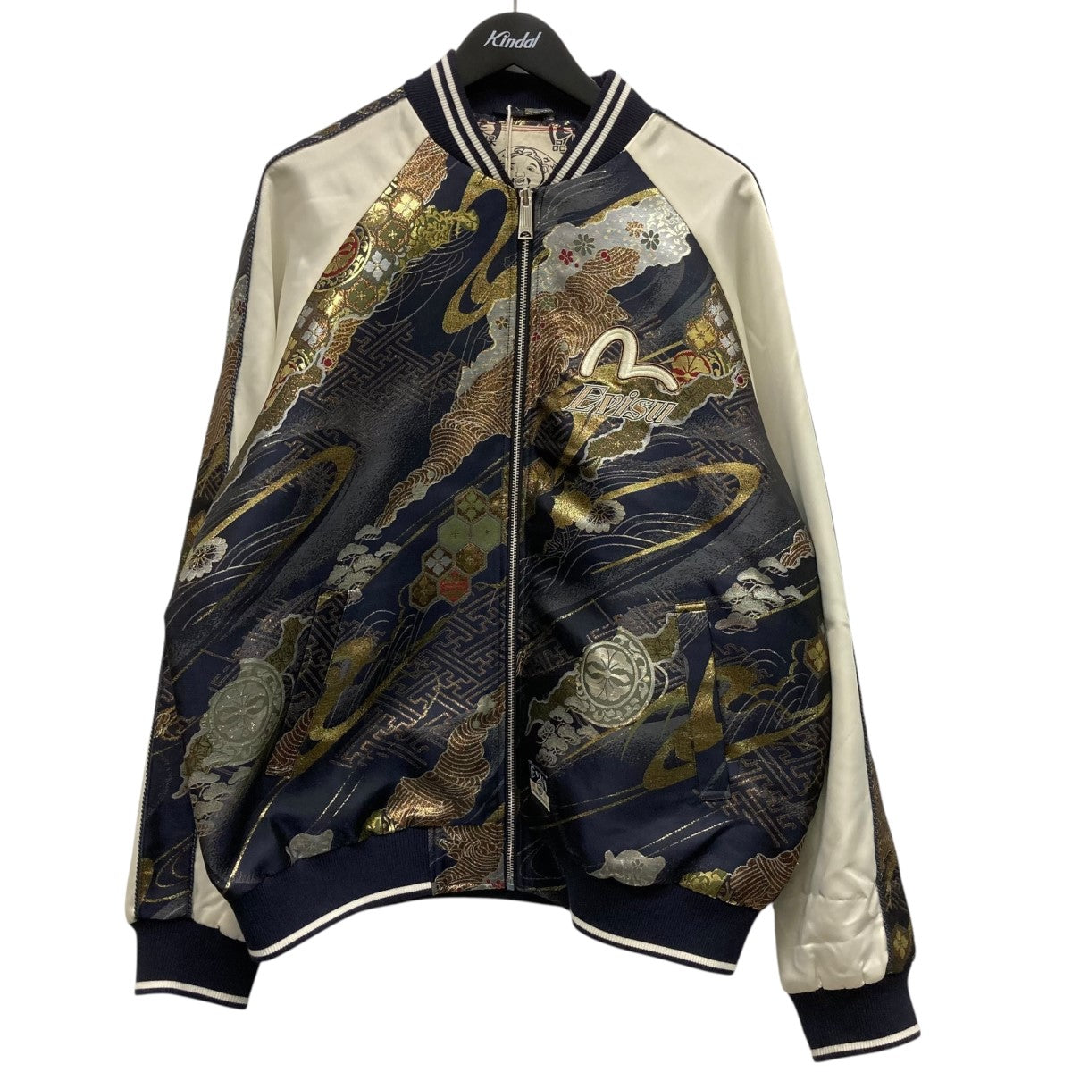EVISU スカジャン　レディースS 相当 EVISU(エヴィス) スカジャン2ESHTM5JK1051XXSN